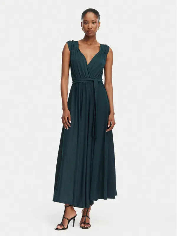 Marella Marella Koktel haljina Rollio 2615621062 Zelena Regular Fit
