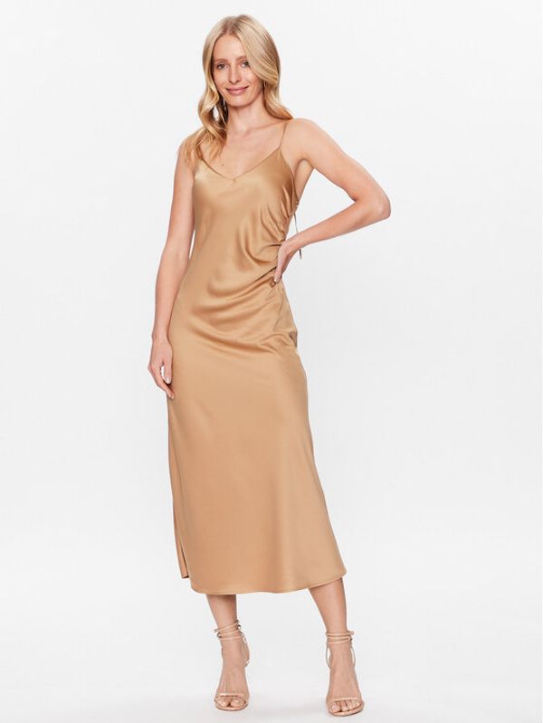 Marella Marella Koktel haljina Vermut 2332210335 Bež Slim Fit