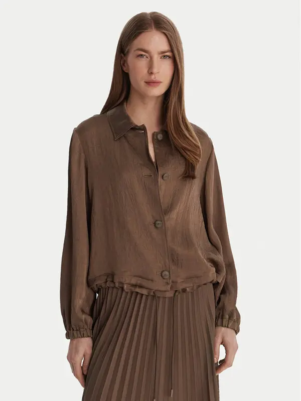 Marella Marella Košulja Albatro 2613041045 Smeđa Regular Fit
