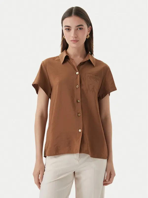 Marella Marella Košulja Apice 2613111164 Smeđa Regular Fit
