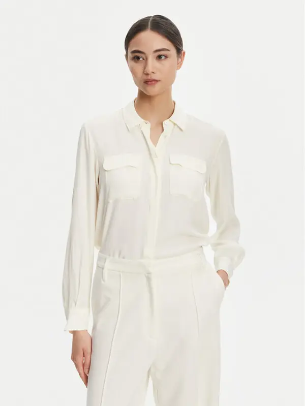 Marella Marella Košulja Calabra 2523116061 Bijela Regular Fit