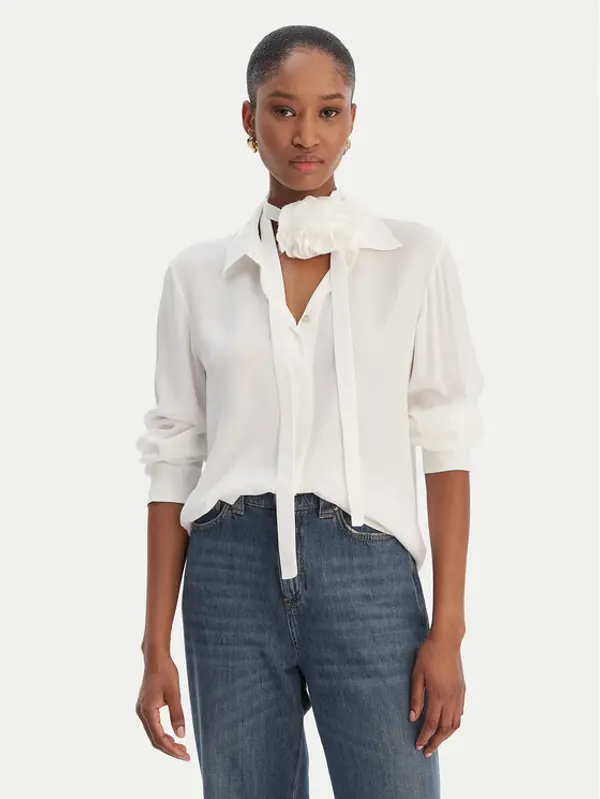Marella Marella Košulja Calca 2613111061 Bijela Regular Fit