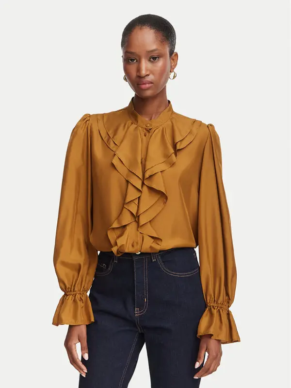 Marella Marella Košulja Caldaia 2623116151 Smeđa Regular Fit