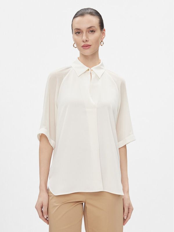 Marella Marella Košulja Cerbero 2413111053 Écru Regular Fit