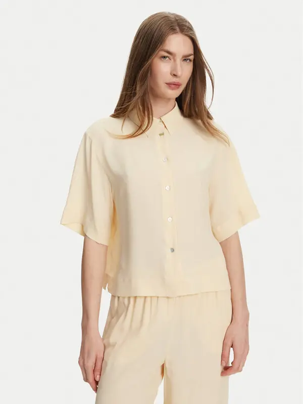Marella Marella Košulja Ouvert 2513111154 Žuta Regular Fit