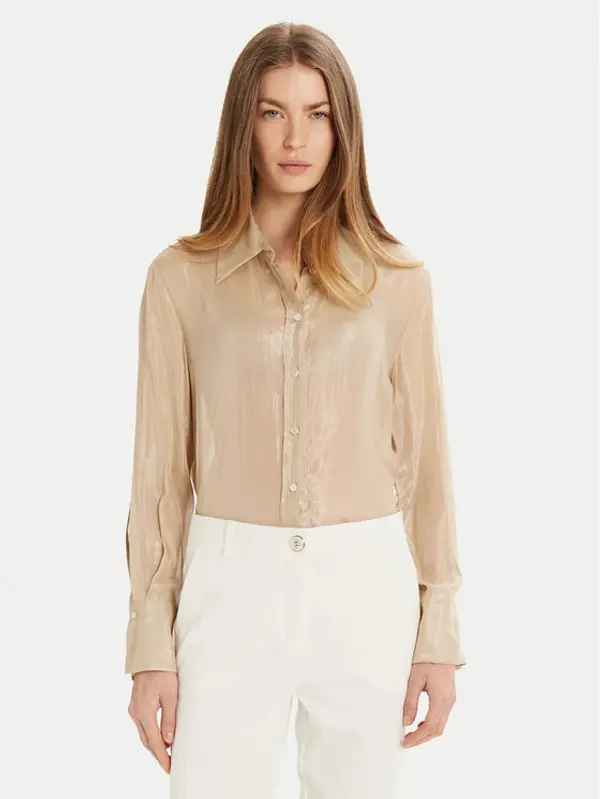 Marella Marella Košulja Sedile 2513111011 Zlatna Regular Fit