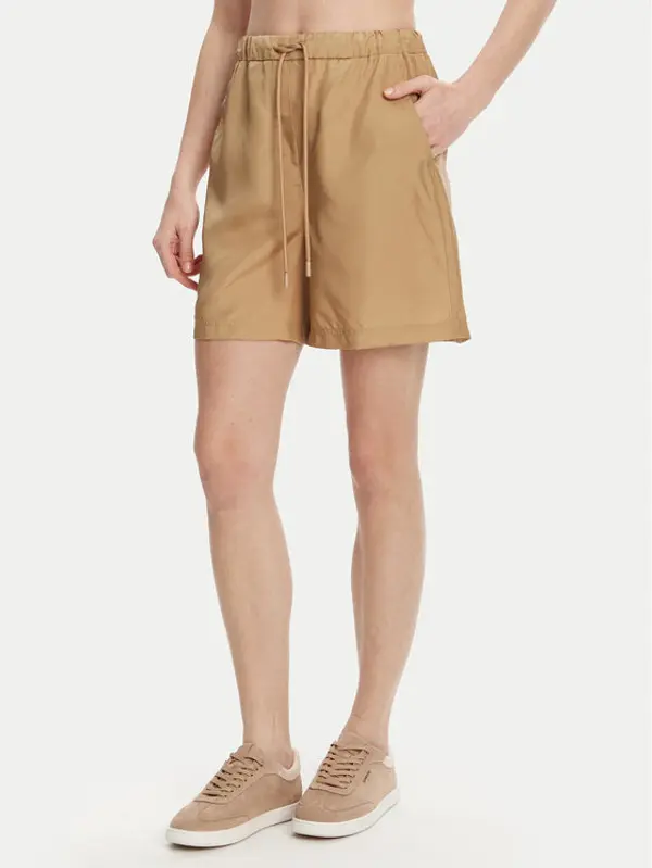 Marella Marella Kratke hlače Borbona 2513141025 Bež Relaxed Fit