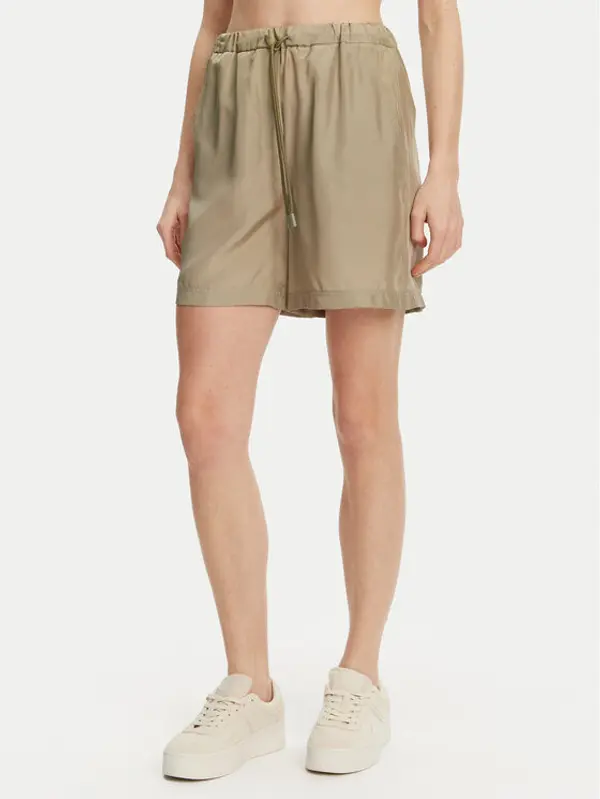 Marella Marella Kratke hlače Borbona 2513141025 Zelena Relaxed Fit