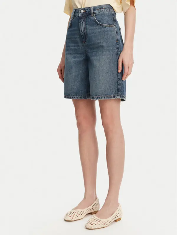 Marella Marella Kratke traperice Short 2513141024 Plava Relaxed Fit