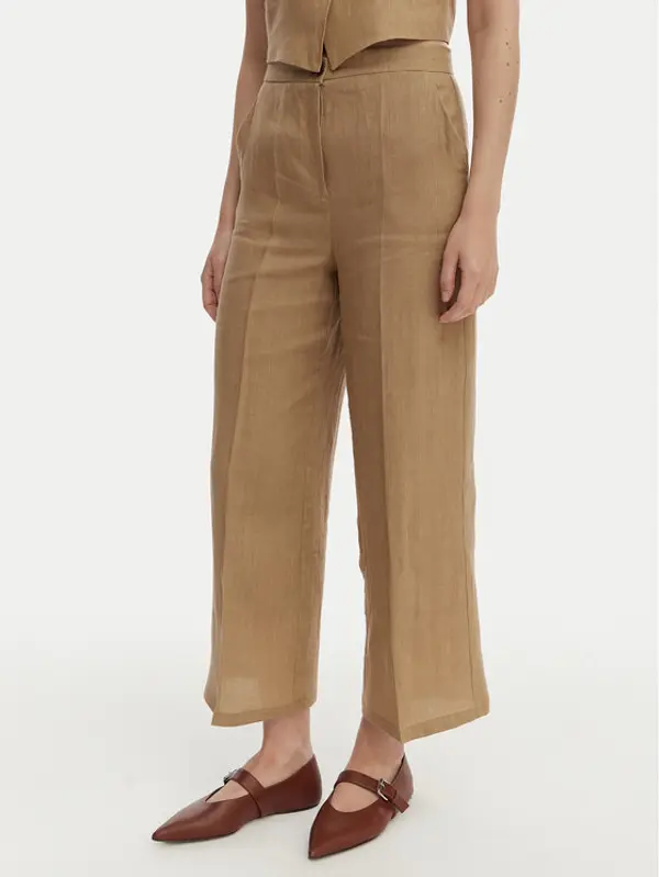 Marella Marella Kulot Clava 2615131182 Bež Regular Fit