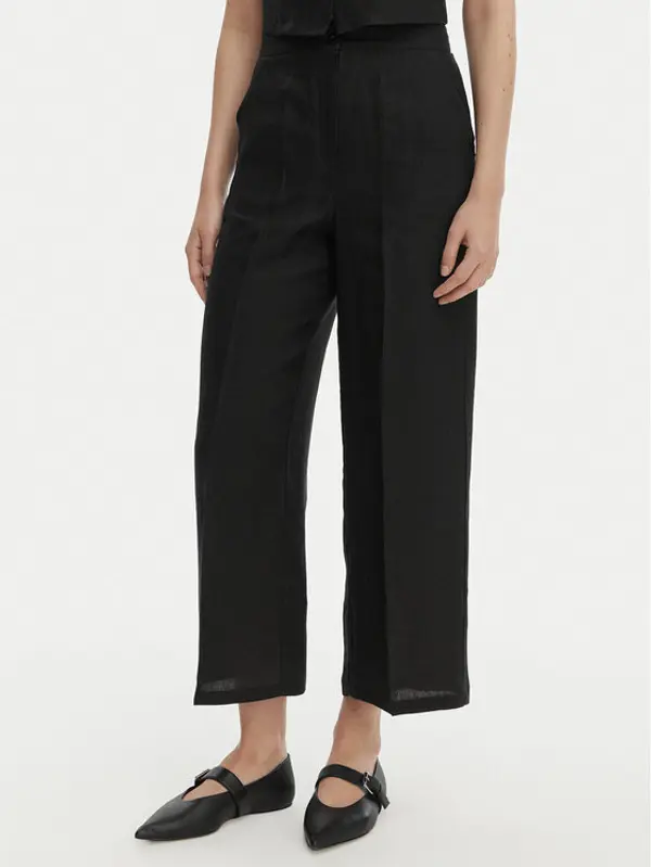Marella Marella Kulot Clava 2615131182 Crna Regular Fit
