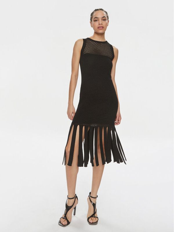 Marella Marella Ljetna haljina Cacao 2413391022 Crna Regular Fit