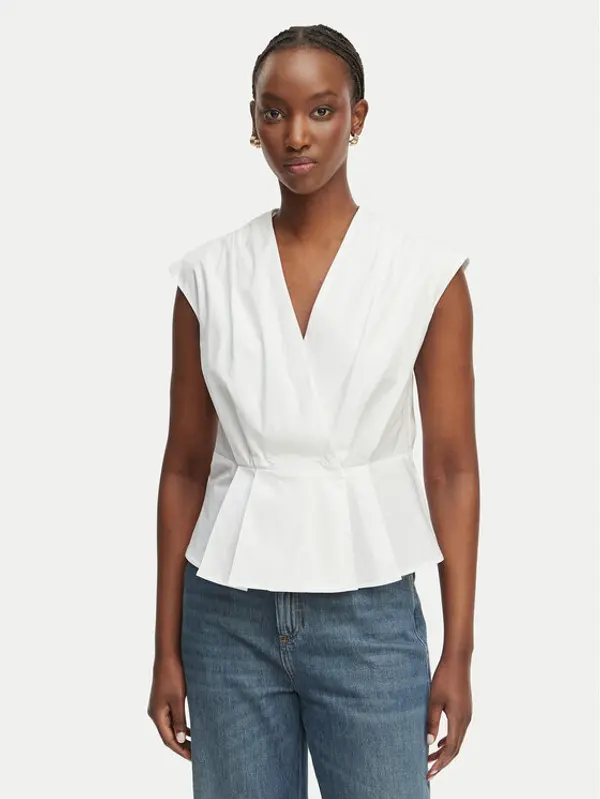 Marella Marella Majica Bazar 2613161162 Bijela Regular Fit