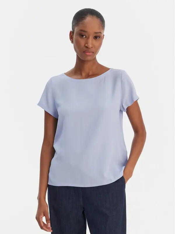 Marella Marella Majica Cartone 2615111021 Svijetloplava Regular Fit