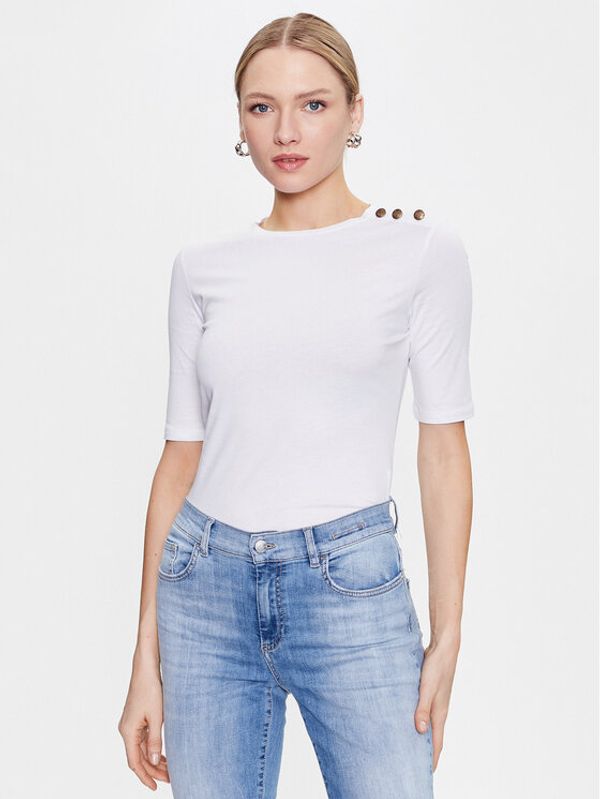 Marella Marella Majica Fauna 2339710434 Bijela Slim Fit