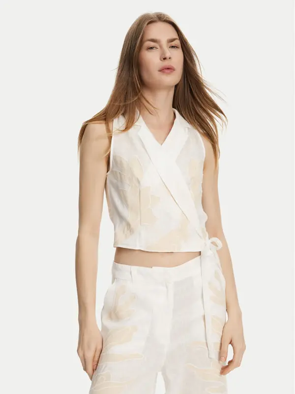 Marella Marella Majica Kriss 2513161162 Bijela Regular Fit