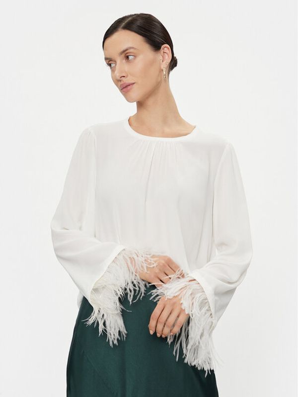 Marella Marella Majica Rivista 2331160936200 Écru Regular Fit