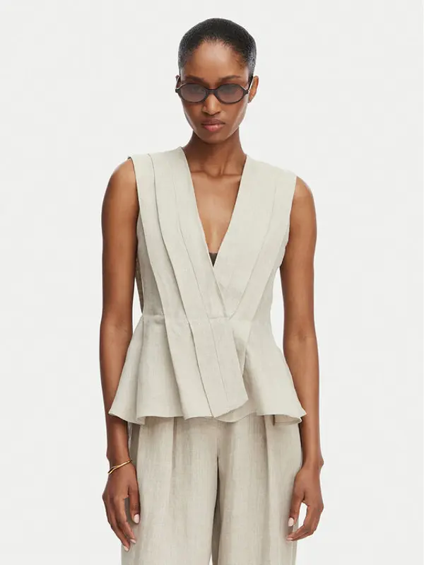 Marella Marella Majica Vallo 2613161042 Bež Regular Fit