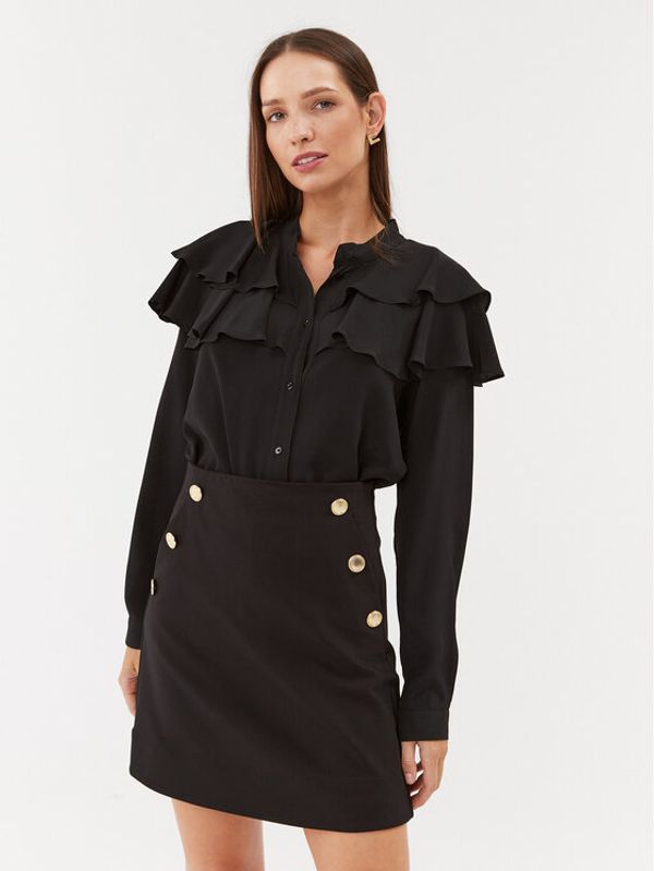 Marella Marella Majica Zaino 2331161838200 Crna Regular Fit