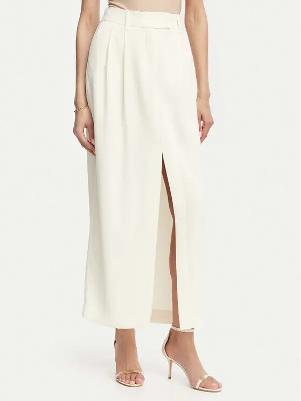 Marella Marella Maxi suknja Strenna 2613101013 Écru Regular Fit