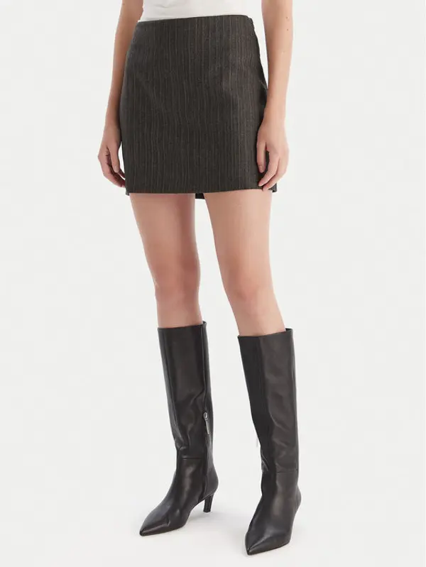 Marella Marella Mini suknja Litanie 2523106112 Siva Slim Fit