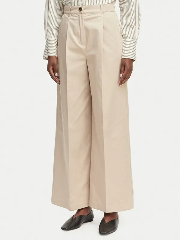 Marella Marella Palazzo hlače Aceri 2615131071 Bež Wide Leg