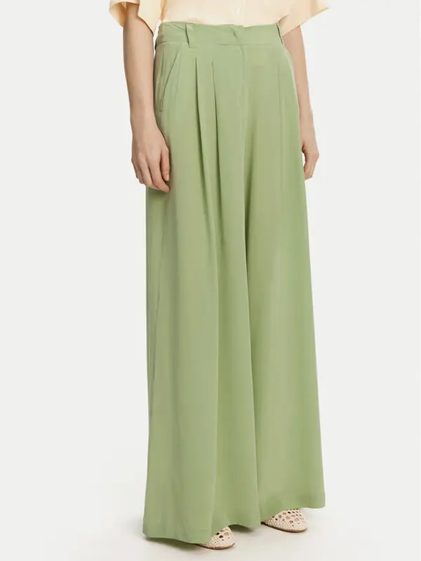 Marella Marella Palazzo hlače Sedia 2513131142 Zelena Wide Leg