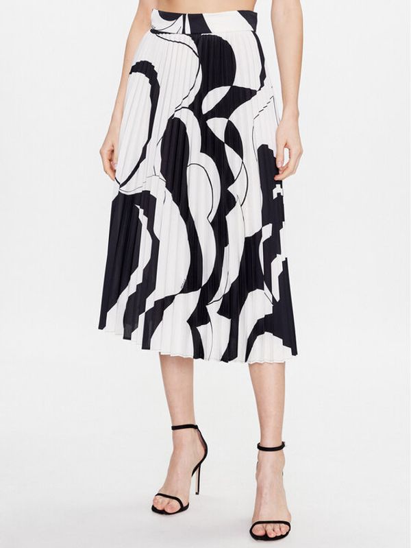 Marella Marella Plesirana suknja Svago 2331010233 Bijela Regular Fit