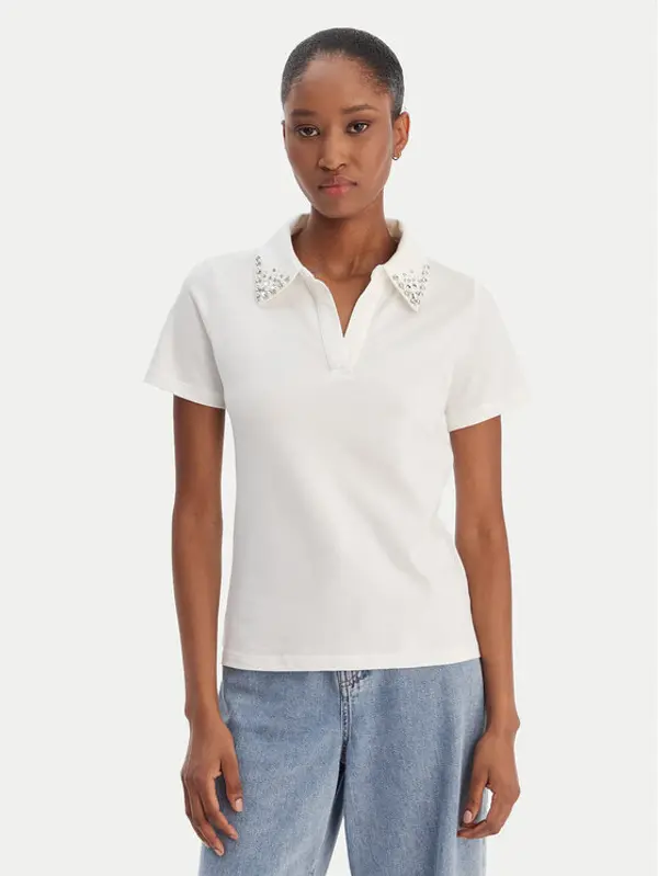 Marella Marella Polo Onirica 2615951011 Bijela Regular Fit