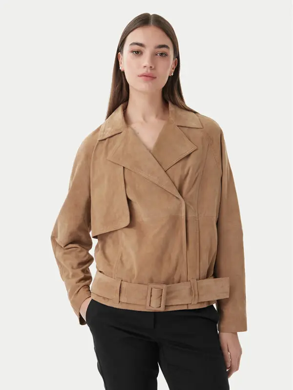 Marella Marella Prijelazna jakna Epoca 2613441061 Bež Regular Fit