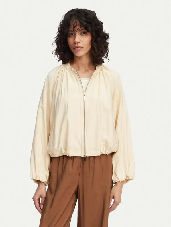 Marella Marella Prijelazna jakna Fico 2613041174 Écru Regular Fit