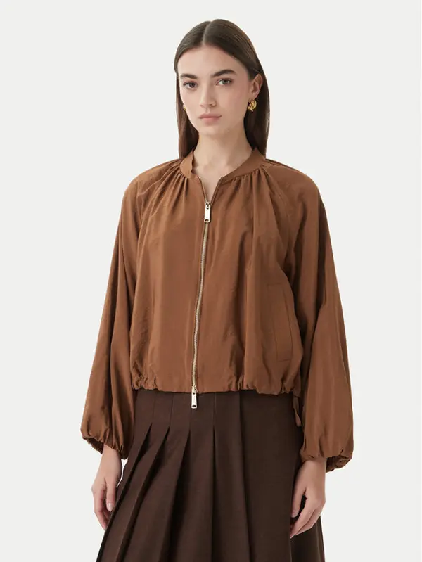 Marella Marella Prijelazna jakna Fico 2613041174 Smeđa Regular Fit