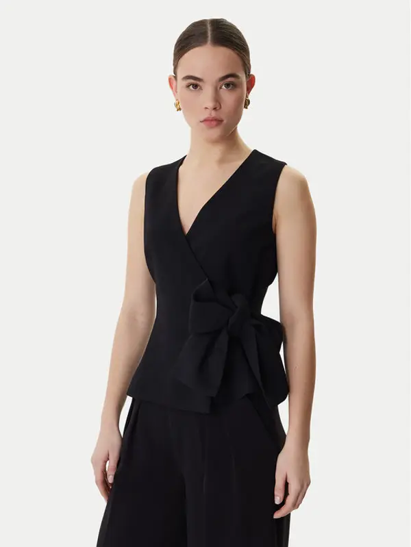 Marella Marella Prsluk za odijelo Lirica 2613161043 Crna Regular Fit