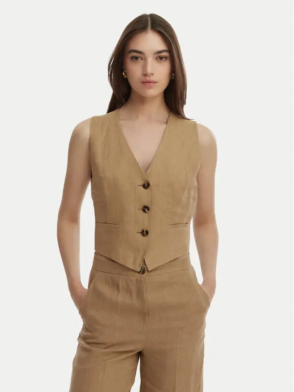 Marella Marella Prsluk za odijelo Veranda 2615151032 Bež Regular Fit