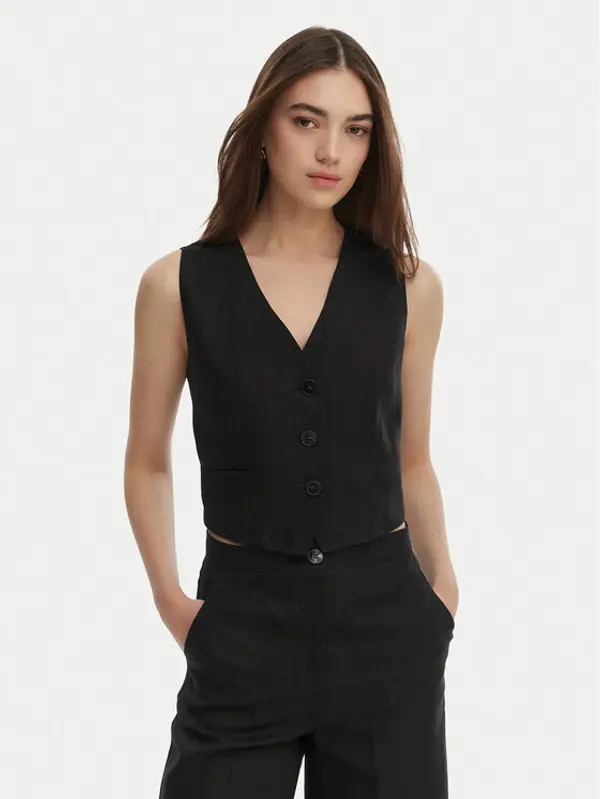 Marella Marella Prsluk za odijelo Veranda 2615151032 Crna Regular Fit