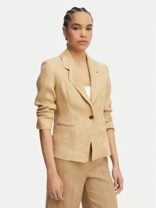 Marella Marella Sakoi Cardato 2613041092 Bež Regular Fit