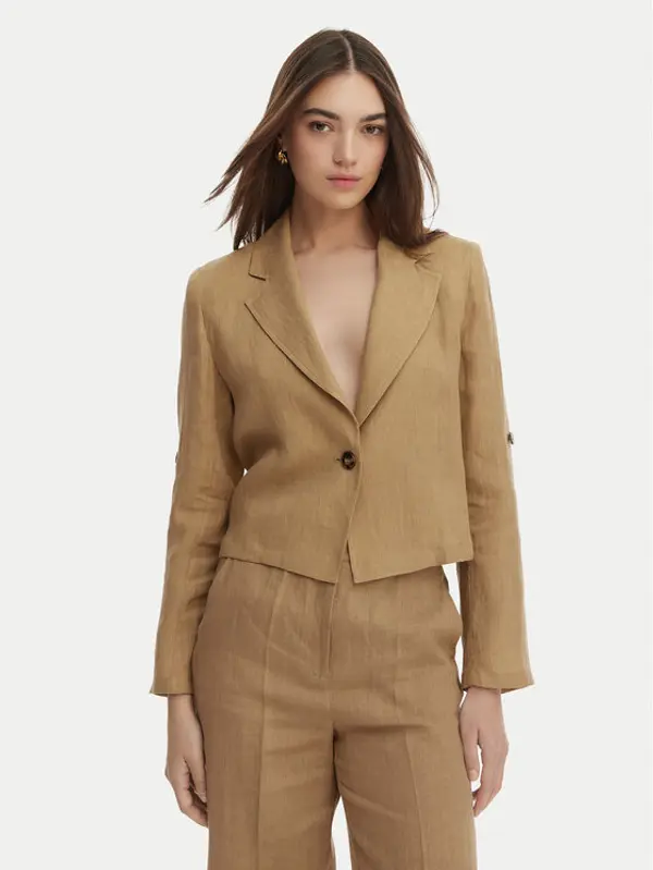 Marella Marella Sakoi Papiro 2615041042 Bež Regular Fit