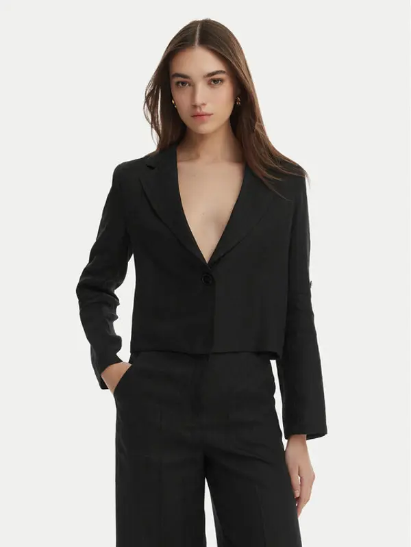 Marella Marella Sakoi Papiro 2615041042 Crna Regular Fit