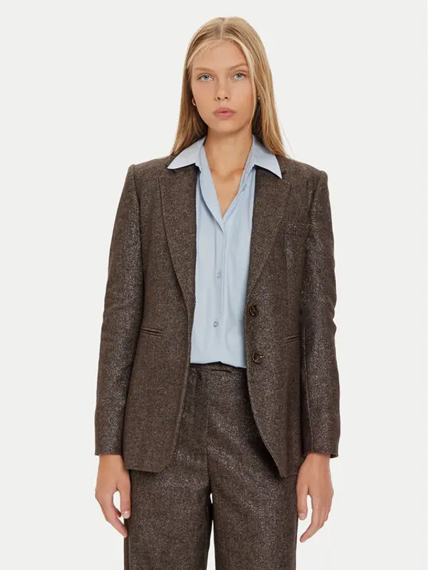 Marella Marella Sakoi Seme 2423046012 Smeđa Regular Fit