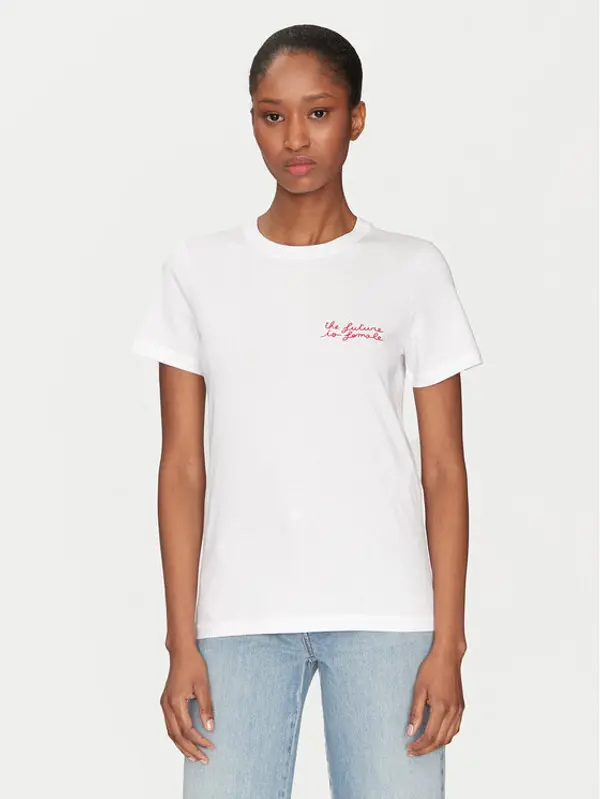Marella Marella T-shirt Caucaso 2513971054 Bijela Regular Fit