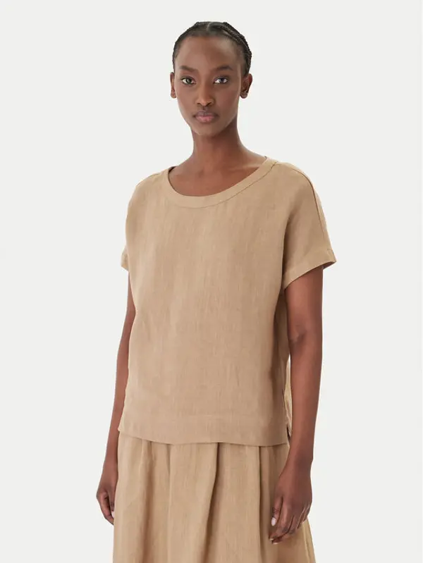 Marella Marella T-shirt Geyser 2615111132 Smeđa Regular Fit