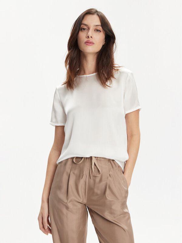 Marella Marella T-shirt Hobby 2413111161 Bijela Regular Fit