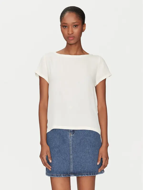 Marella Marella T-shirt Inn 2515111021 Écru Regular Fit