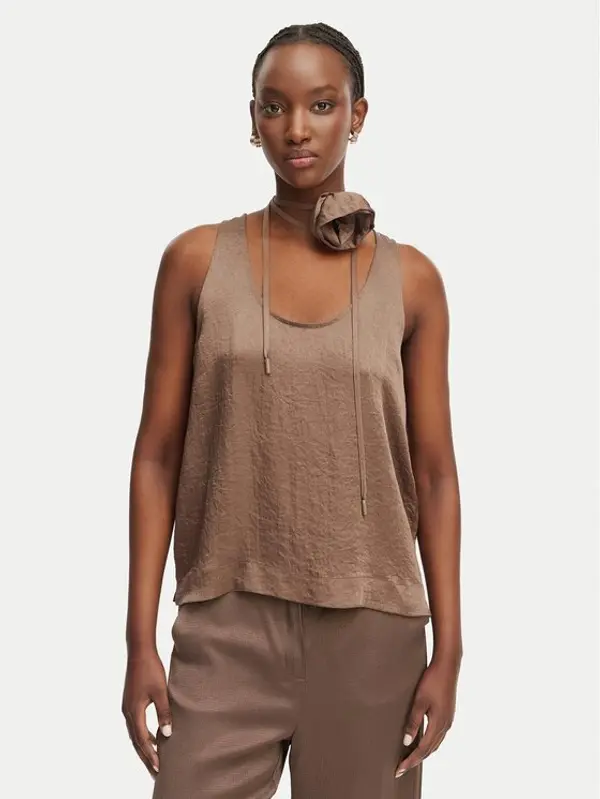 Marella Marella Top Apogeo 2613161045 Smeđa Regular Fit