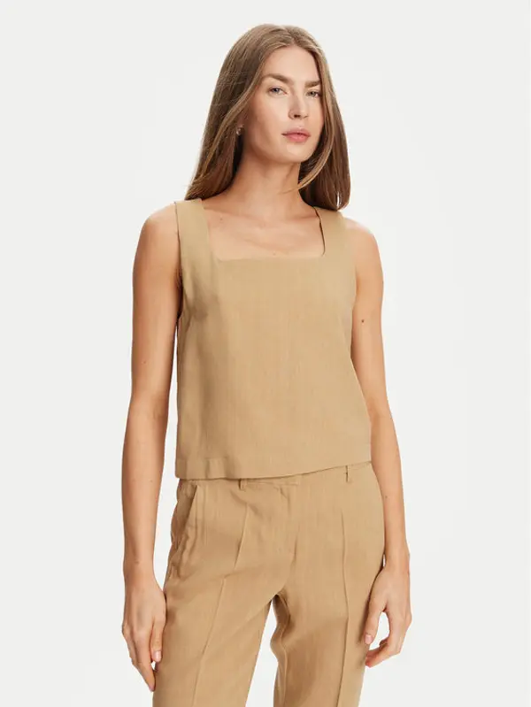 Marella Marella Top Terni 2513161055 Bež Regular Fit