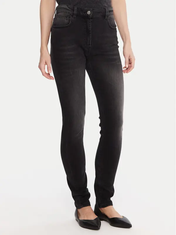 Marella Marella Traperice 2523186104 Crna Skinny Fit
