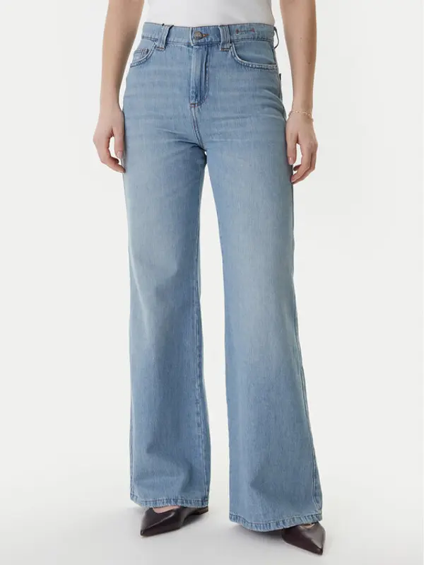 Marella Marella Traperice 2613181014 Plava Wide Leg