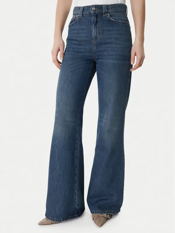 Marella Marella Traperice 2613181014 Tamnoplava Wide Leg