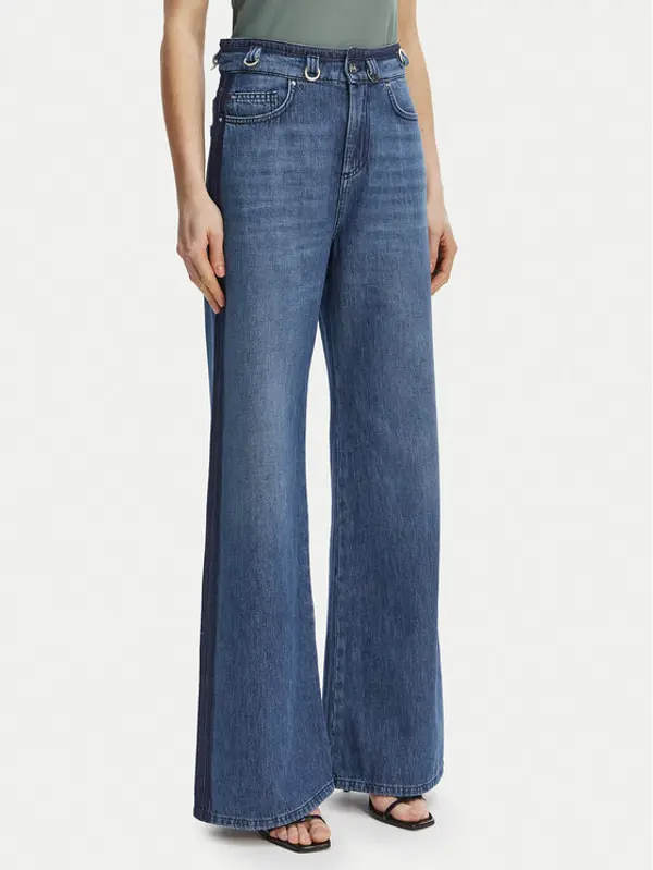 Marella Marella Traperice 2613181064 Plava Wide Leg