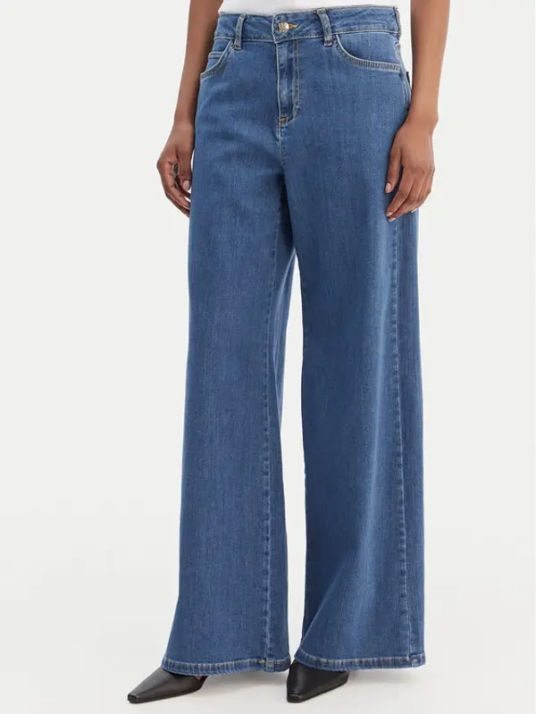 Marella Marella Traperice Disco 2615181111 Plava Wide Leg